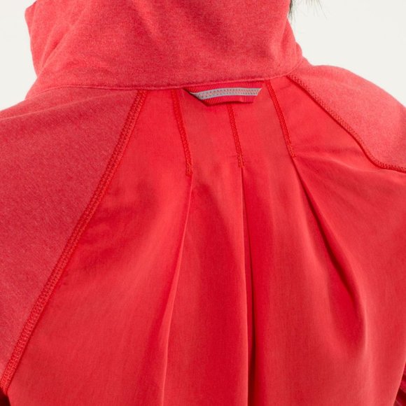Lululemon Blissed Out Jacket Womens Size 6 Love Red Full Zip Yoga - Picture 3 of 10